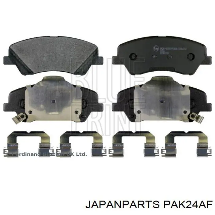 Pastillas freno delanteras Japan Parts PAK24AF precio, desde 24,48 EUR
