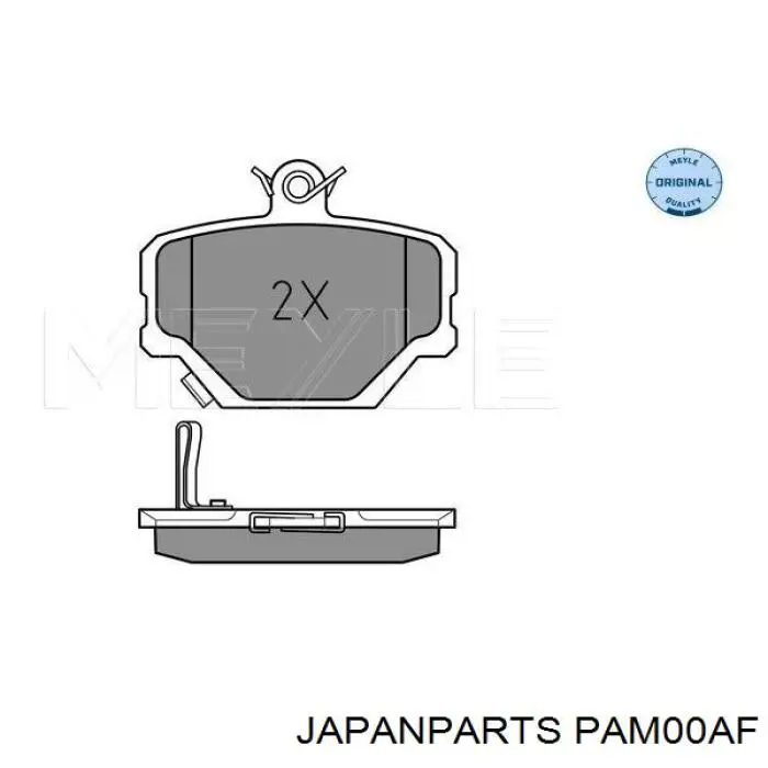 Pastillas de freno PAM00AF Japan Parts