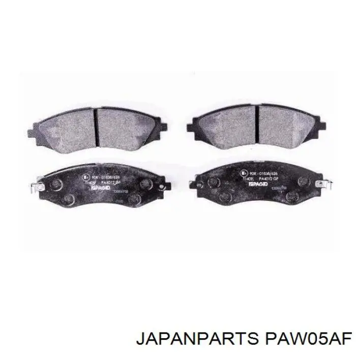 Pastillas de freno PAW05AF Japan Parts