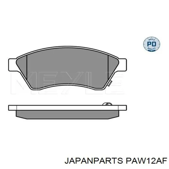 Pastillas freno delanteras Japan Parts PAW12AF precio, desde 34,19 EUR