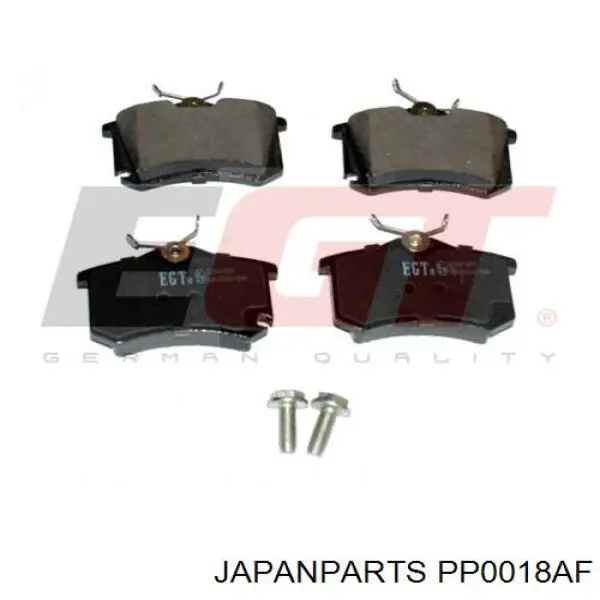 Pastillas traseras de freno Japan Parts PP0018AF precio, desde 18,53 EUR