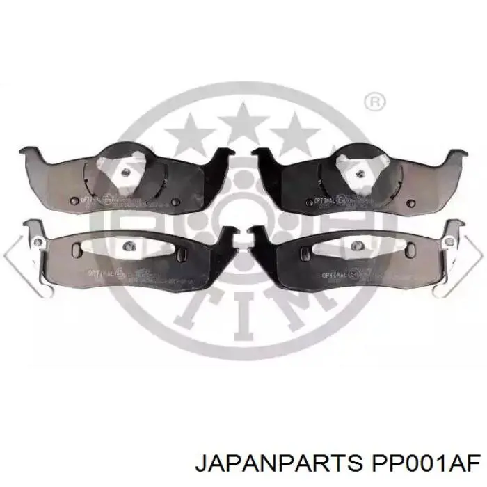 Pastillas traseras de freno Japan Parts PP001AF precio, desde 40,28 EUR
