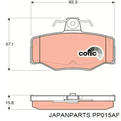 Pastillas de freno traseras Nissan Primera P11
