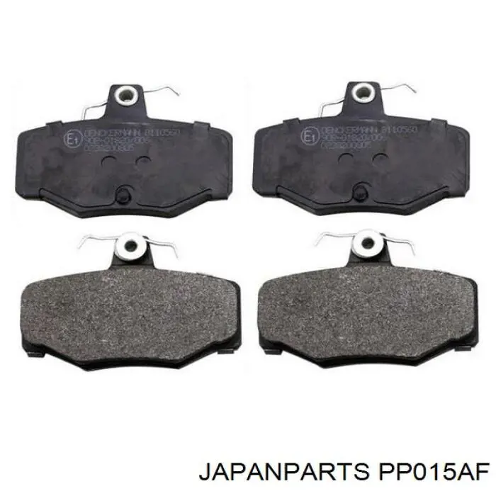 PP-015AF Japan Parts pastillas de freno traseras