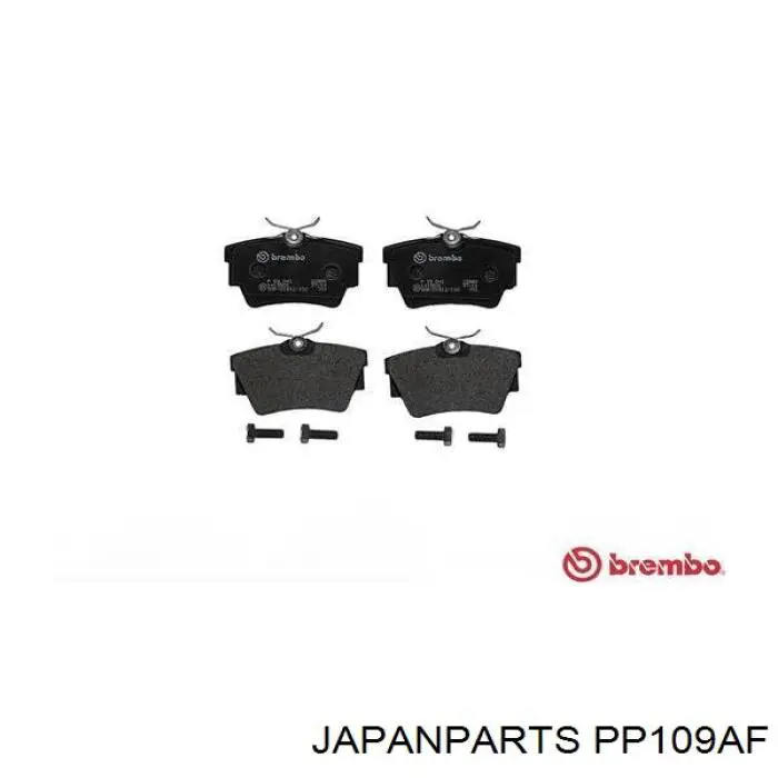 Pastillas traseras de freno Japan Parts PP109AF precio, desde 22,11 EUR
