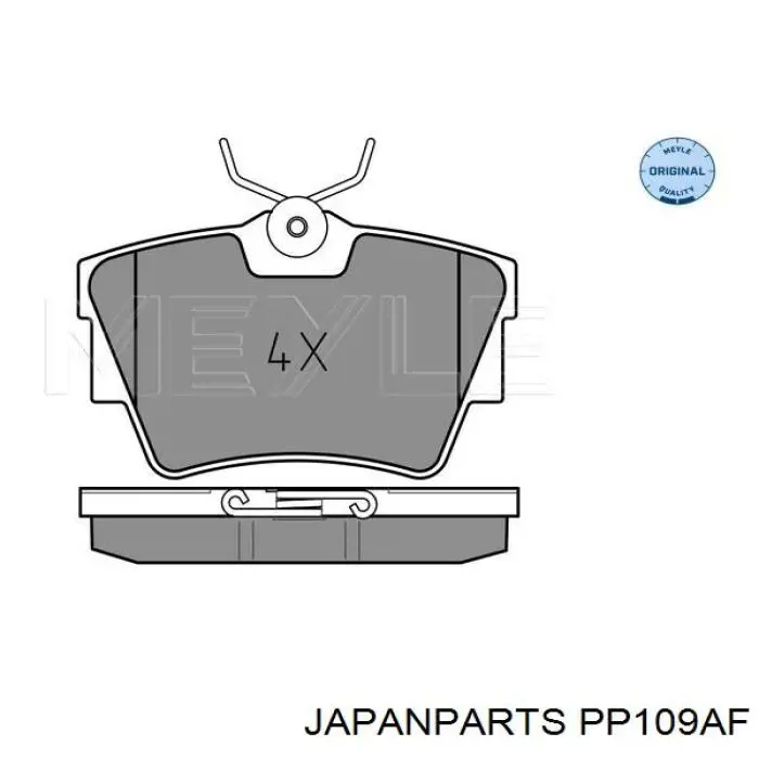 Pastillas traseras de freno Japan Parts PP109AF precio, desde 22,11 EUR