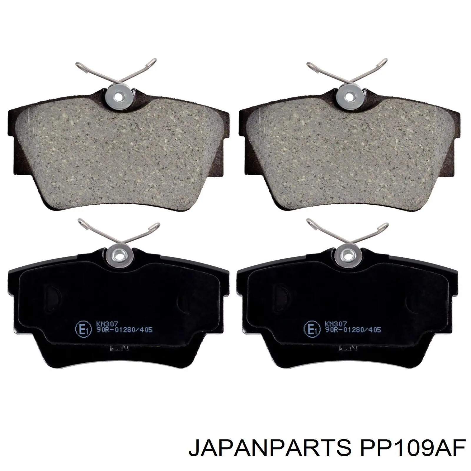 PP109AF Japan Parts Pastillas freno traseras