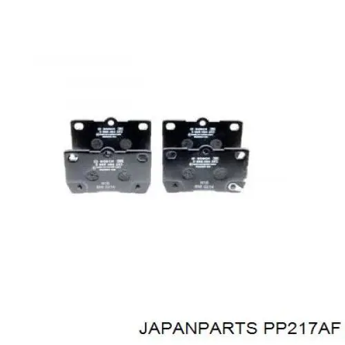 Pastillas traseras de freno Japan Parts PP217AF precio, desde 25,79 EUR