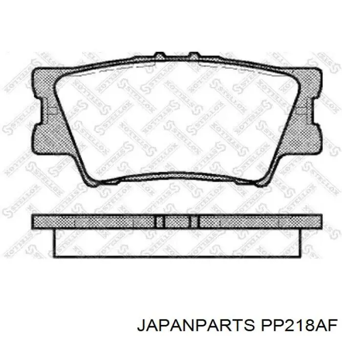 Pastillas traseras Japan Parts PP218AF