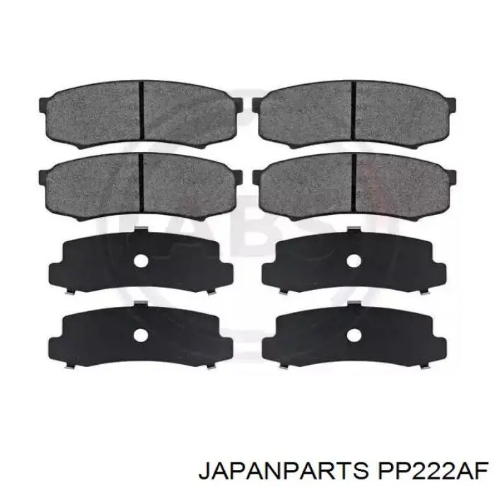 Pastillas traseras de freno Japan Parts PP222AF precio, desde 34,23 EUR