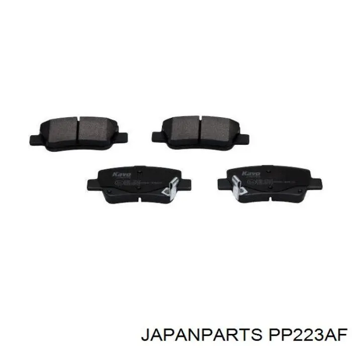 PP-223AF Japan Parts pastillas de freno traseras