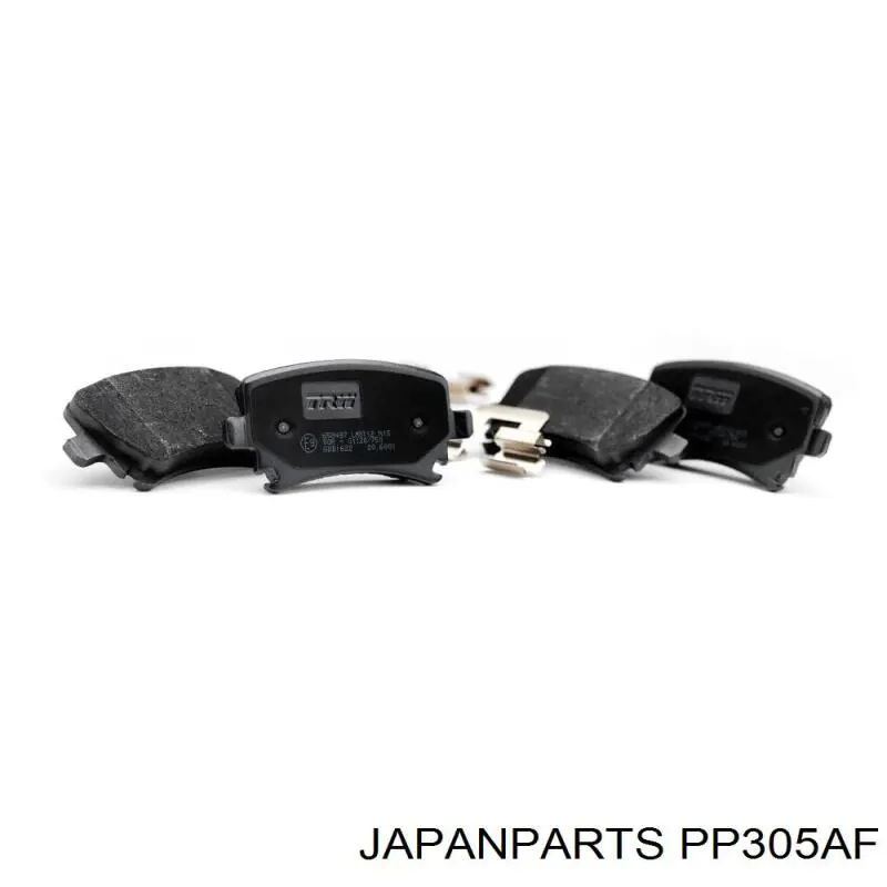 PP305AF Japan Parts pastillas de freno traseras