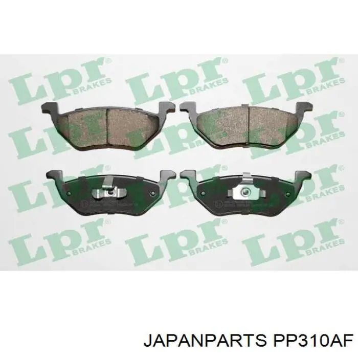 Pastillas traseras de freno Japan Parts PP310AF precio, desde 35,99 EUR