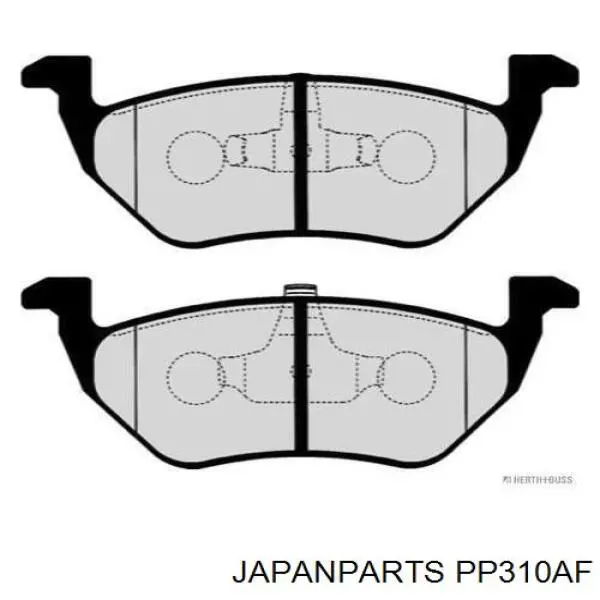 Comprar PP310AF Japan Parts Pastillas de freno traseras