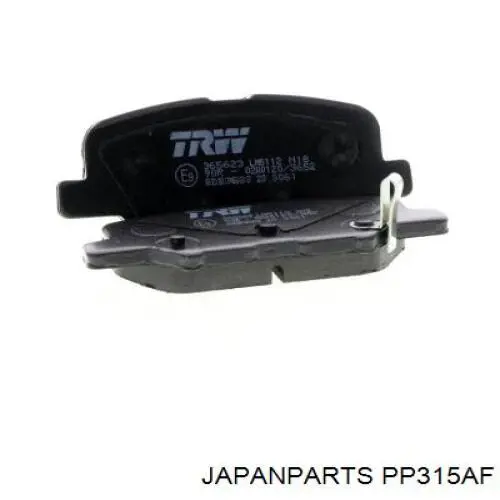 Comprar PP315AF Japan Parts Pastillas de freno traseras