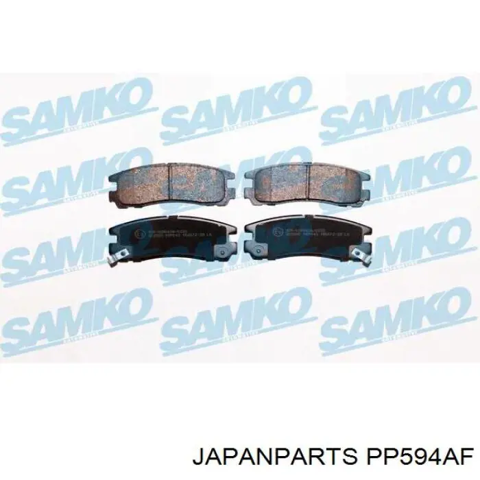 PP-594AF Japan Parts pastillas de freno traseras