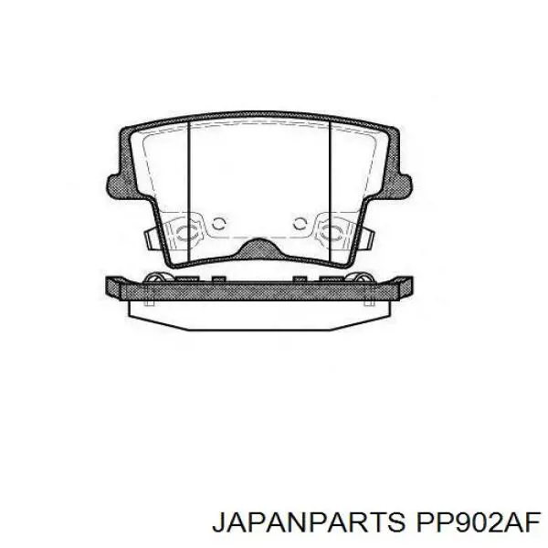 Pastillas traseras de freno Japan Parts PP902AF precio, desde 42,87 EUR