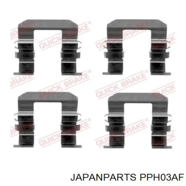Pastillas traseras de freno Japan Parts PPH03AF precio, desde 27,98 EUR