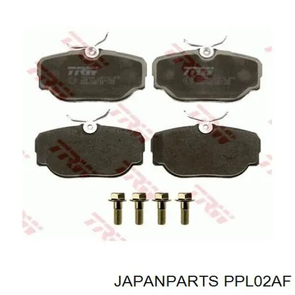 PP-L02AF Japan Parts pastillas de freno traseras