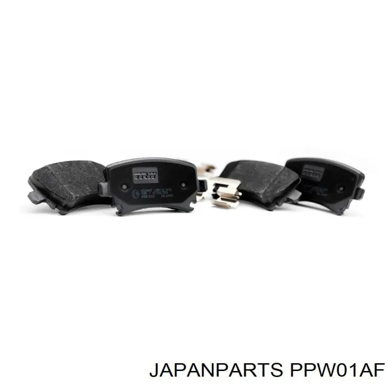 Comprar PPW01AF Japan Parts Pastillas de freno traseras