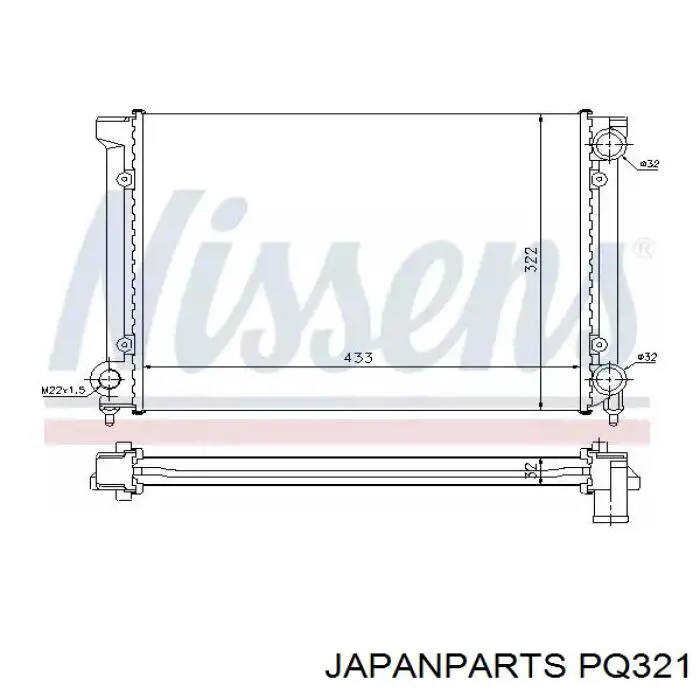 PQ321 Japan Parts bomba de agua