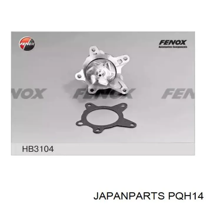 PQH14 Japan Parts Bomba refrigerante coche