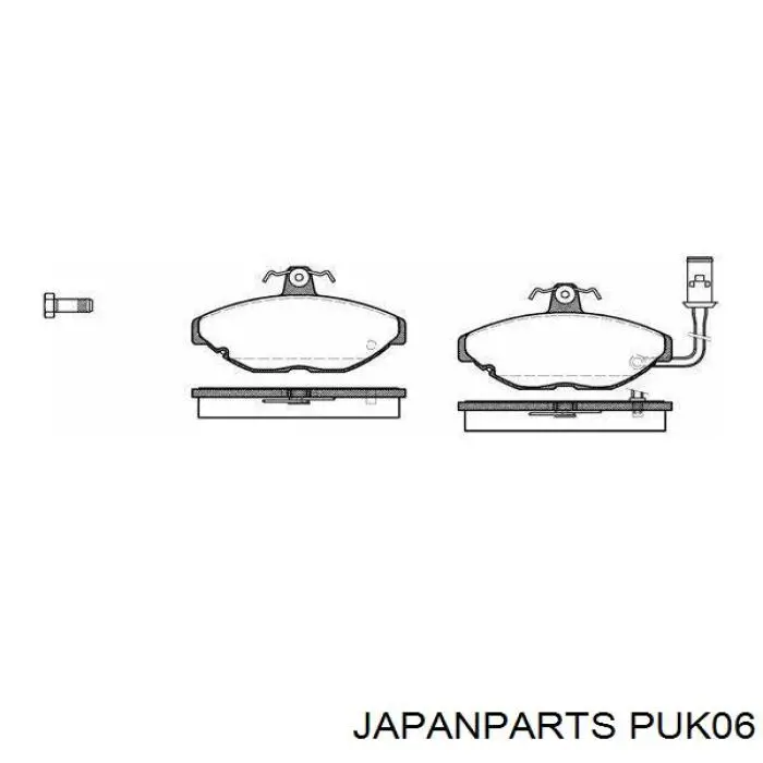 PUK06 Japan Parts polea, cigüeñal