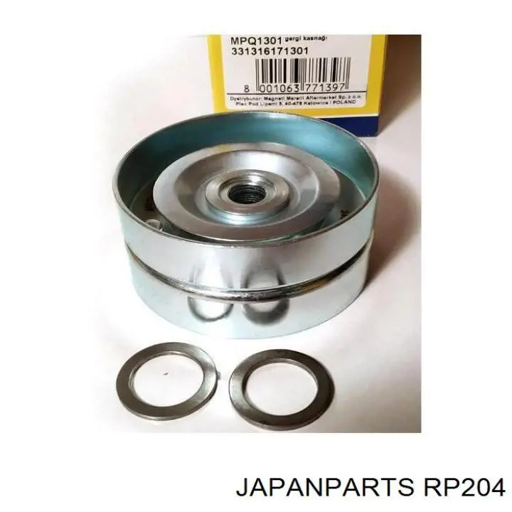 Comprar RP204 Japan Parts Polea inversión/guía, correa poli V
