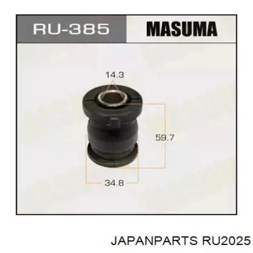 Silentblock de brazo de suspensión Japan Parts RU2025 precio, desde 21,30 EUR