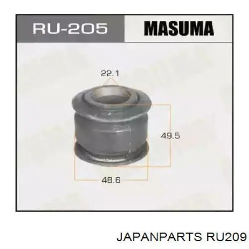 RU-209 Japan Parts suspensión, brazo oscilante, eje trasero, inferior