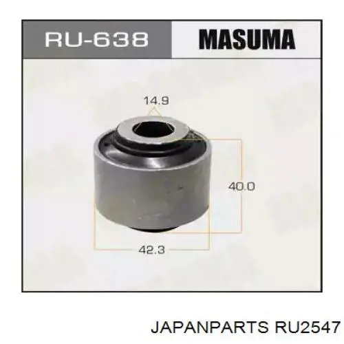 RU-2547 Japan Parts casquillo del soporte de barra estabilizadora delantera