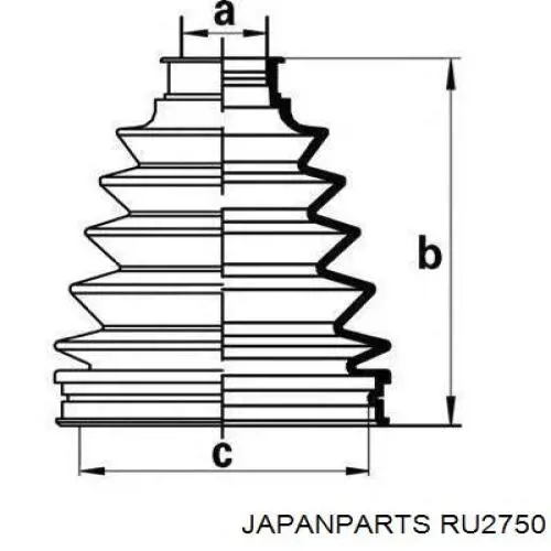 RU2750 Japan Parts