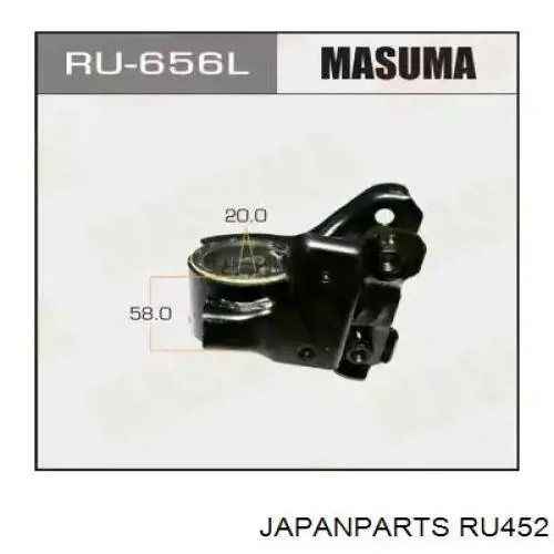 Silentblock de suspensión delantero inferior Honda CR-V 3 RE