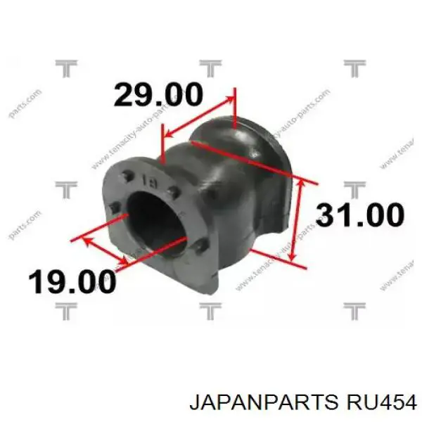Buje de barra estabilizadora trasera Japan Parts RU454 precio, desde 2,78 EUR