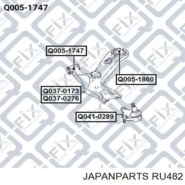 Soporte de motor delantero 50830TA2H01 Honda
