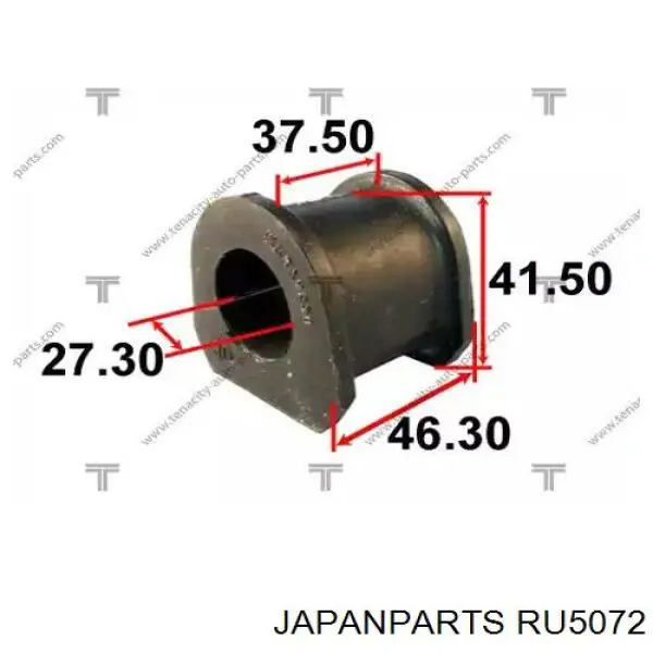 Soporte, estabilizador eje trasero Japan Parts RU5072