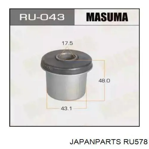 Buje del brazo de suspensión delantero superior Japan Parts RU578 precio, desde 9,18 EUR