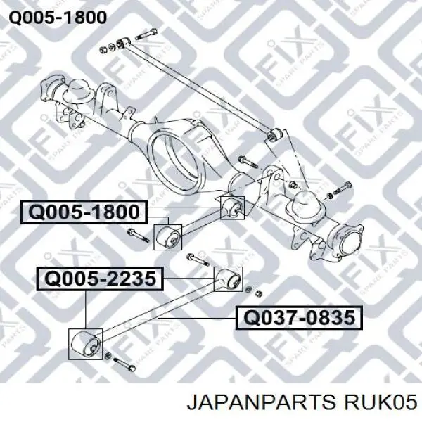 Comprar RUK05 Japan Parts Buje de barra estabilizadora delantera