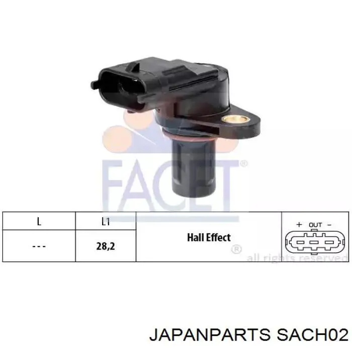 SAC-H02 Japan Parts sensor de arbol de levas