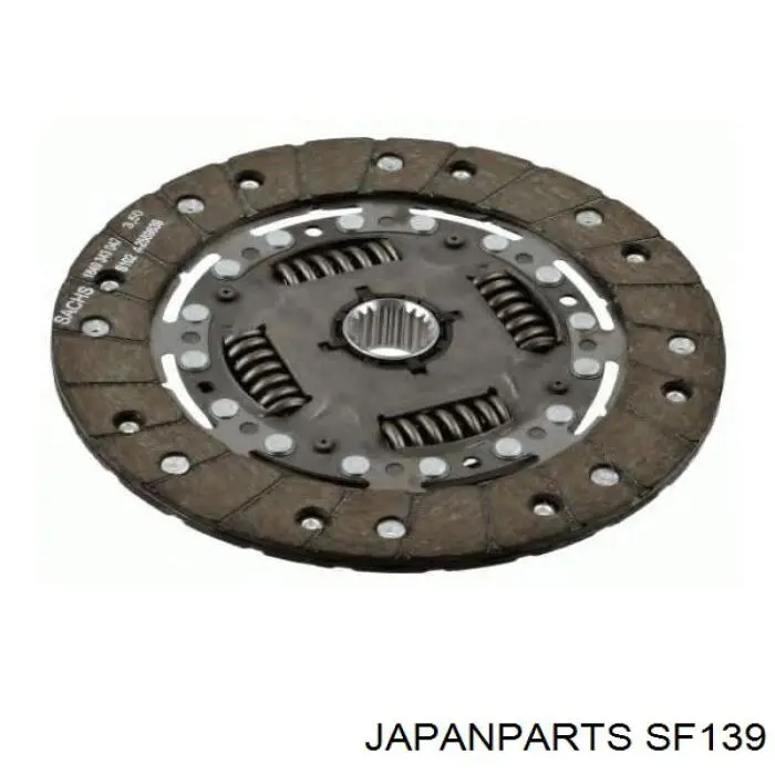 SF139 Japan Parts kit de embrague (3 partes)