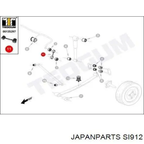 Comprar SI912 Japan Parts Bieleta estabilizadora trasera