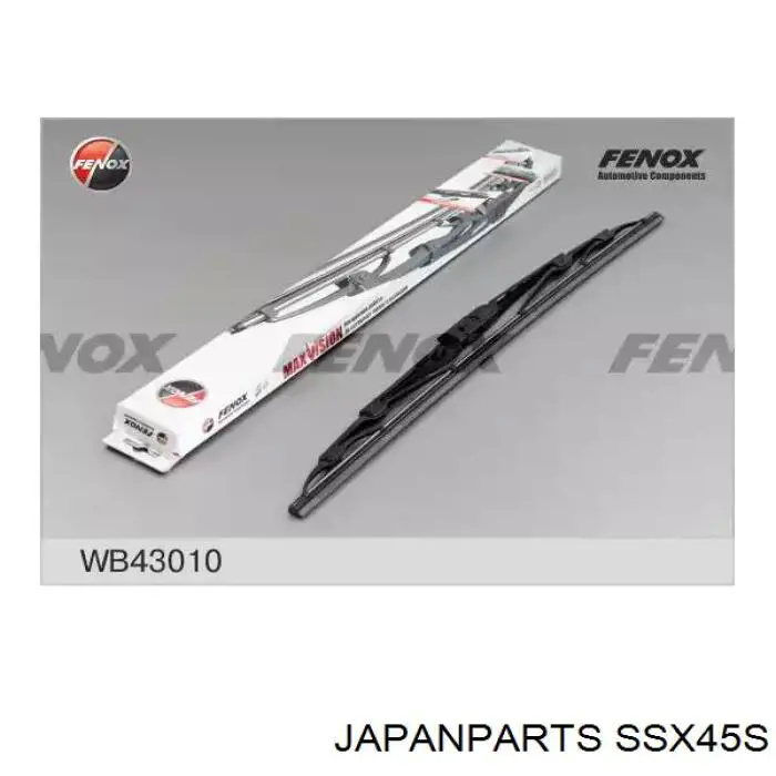 SSX45S Japan Parts limpiaparabrisas de luna delantera copiloto