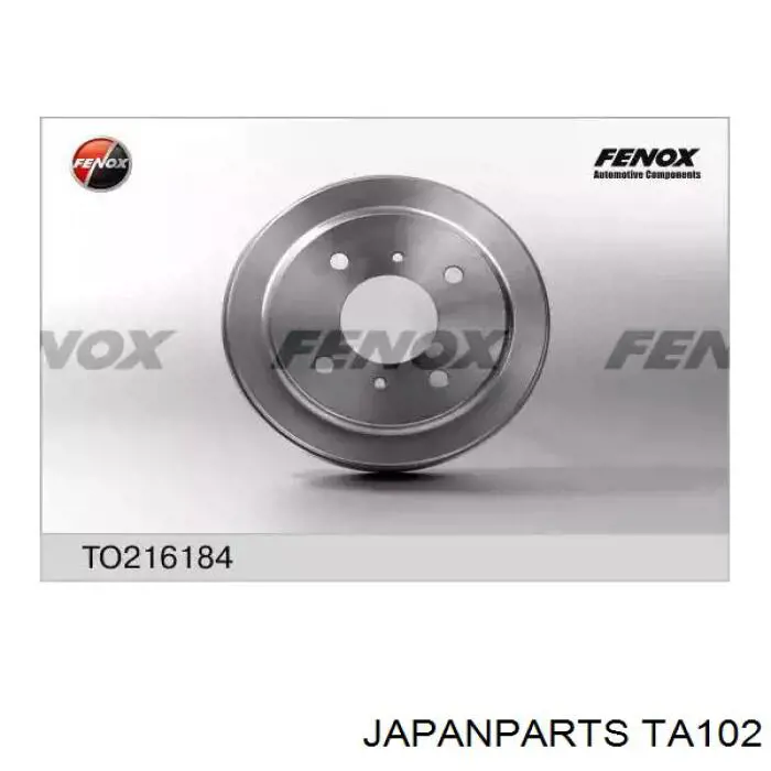 Tambor de freno trasero Japan Parts TA102 precio, desde 47,92 EUR