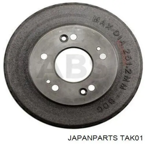 TAK01 Japan Parts freno de tambor trasero