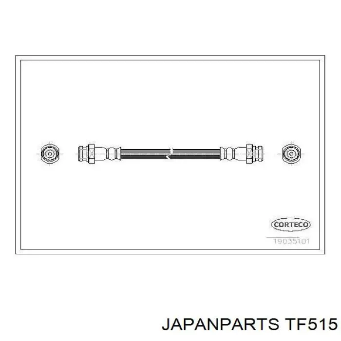 TF515 Japan Parts Manguera de freno trasera