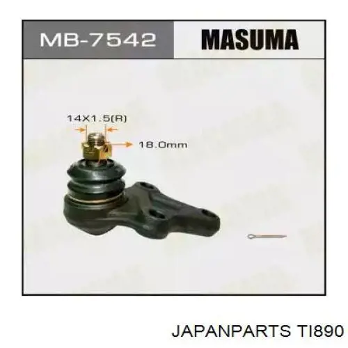 Rótula inferior de suspensión Japan Parts TI890