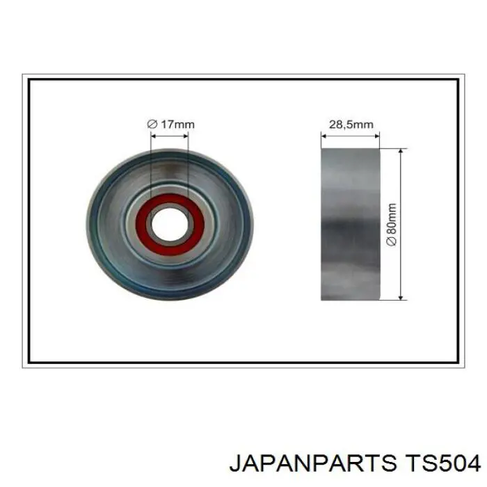Tensor de la correa trapecial Japan Parts TS504 precio, desde 80,73 EUR