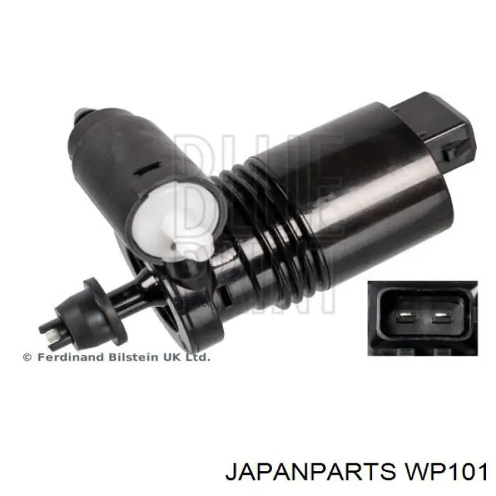 WP101 Japan Parts bomba de agua limpiaparabrisas, delantera