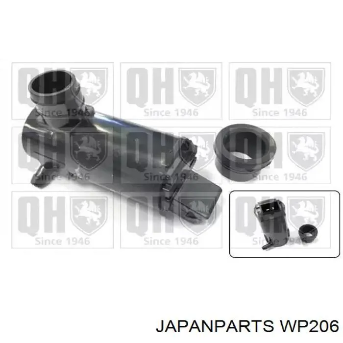 Comprar WP206 Japan Parts Bomba-motor de limpiaparabrisas delantero/trasero