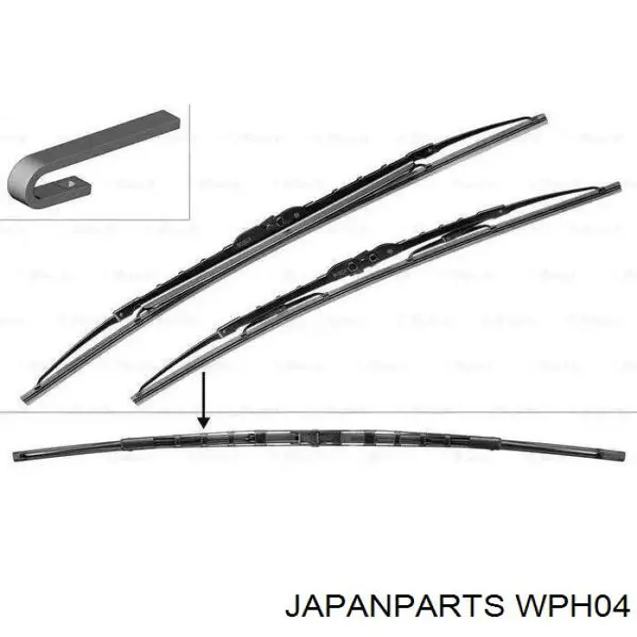 WPH04 Japan Parts bomba de limpiaparabrisas delantera